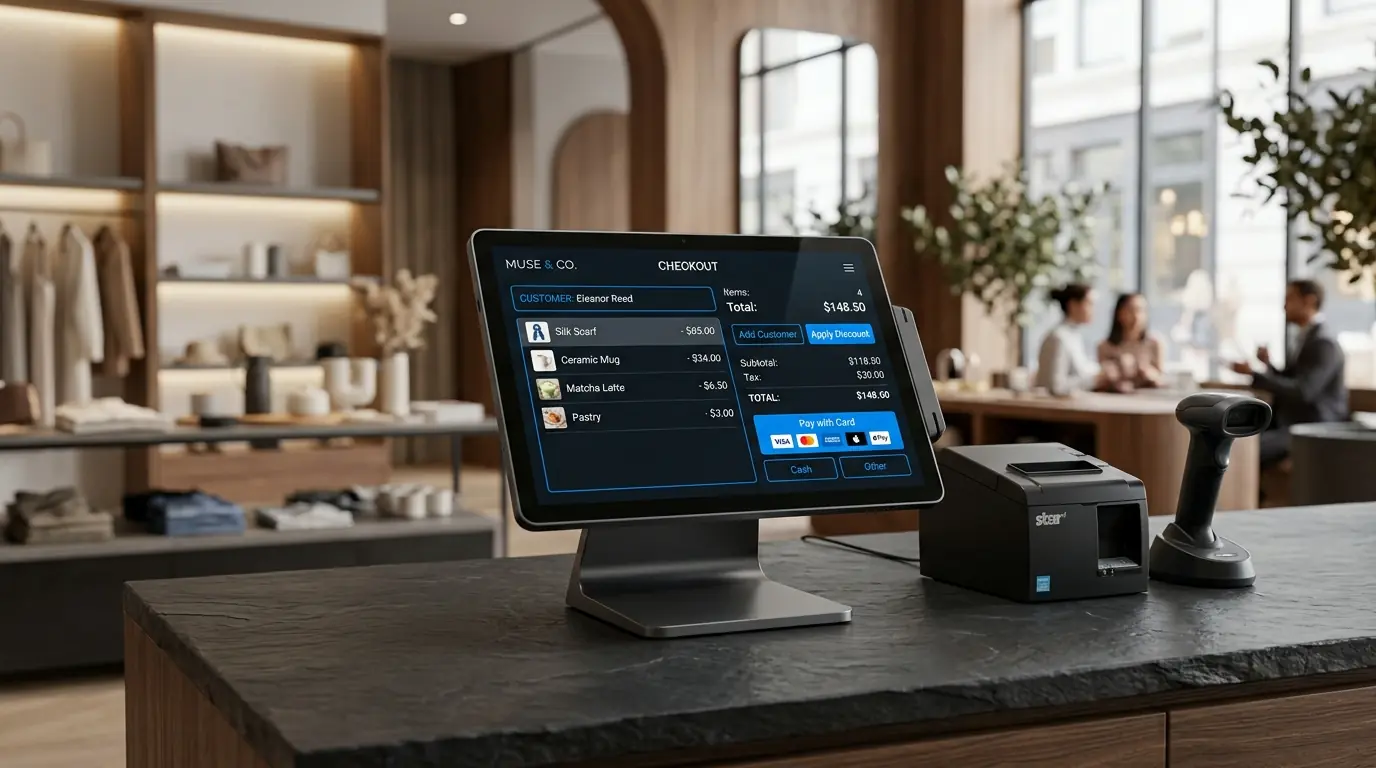 Antarmuka Kasir POS Modern - Gilabs