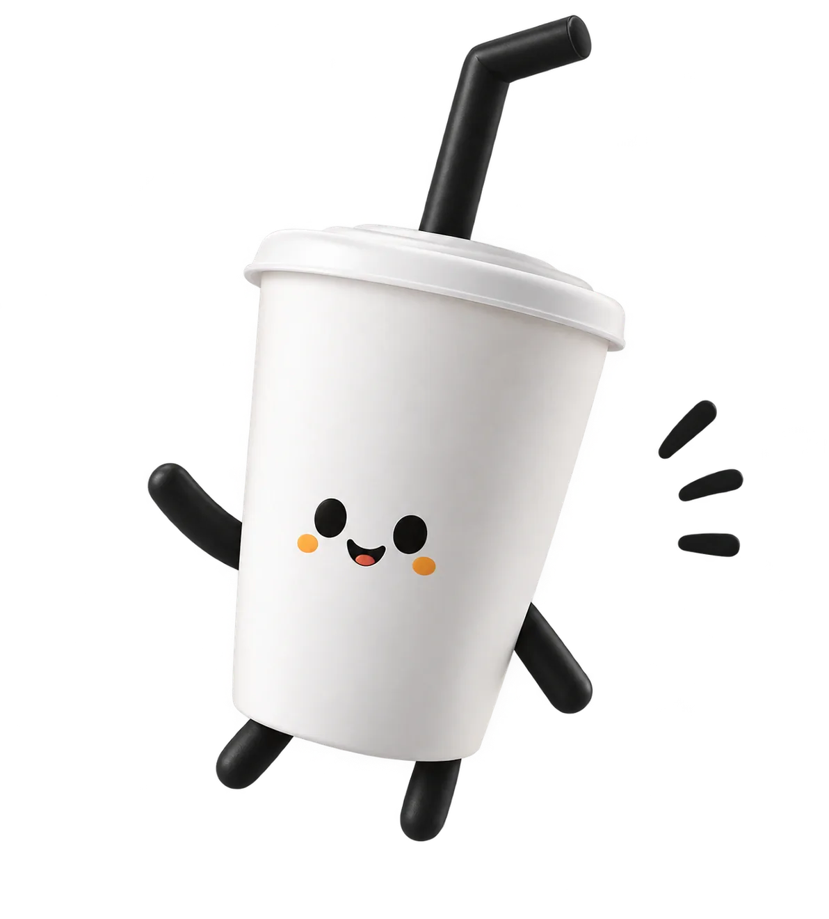 TastyBite Jumping Cup Mascot