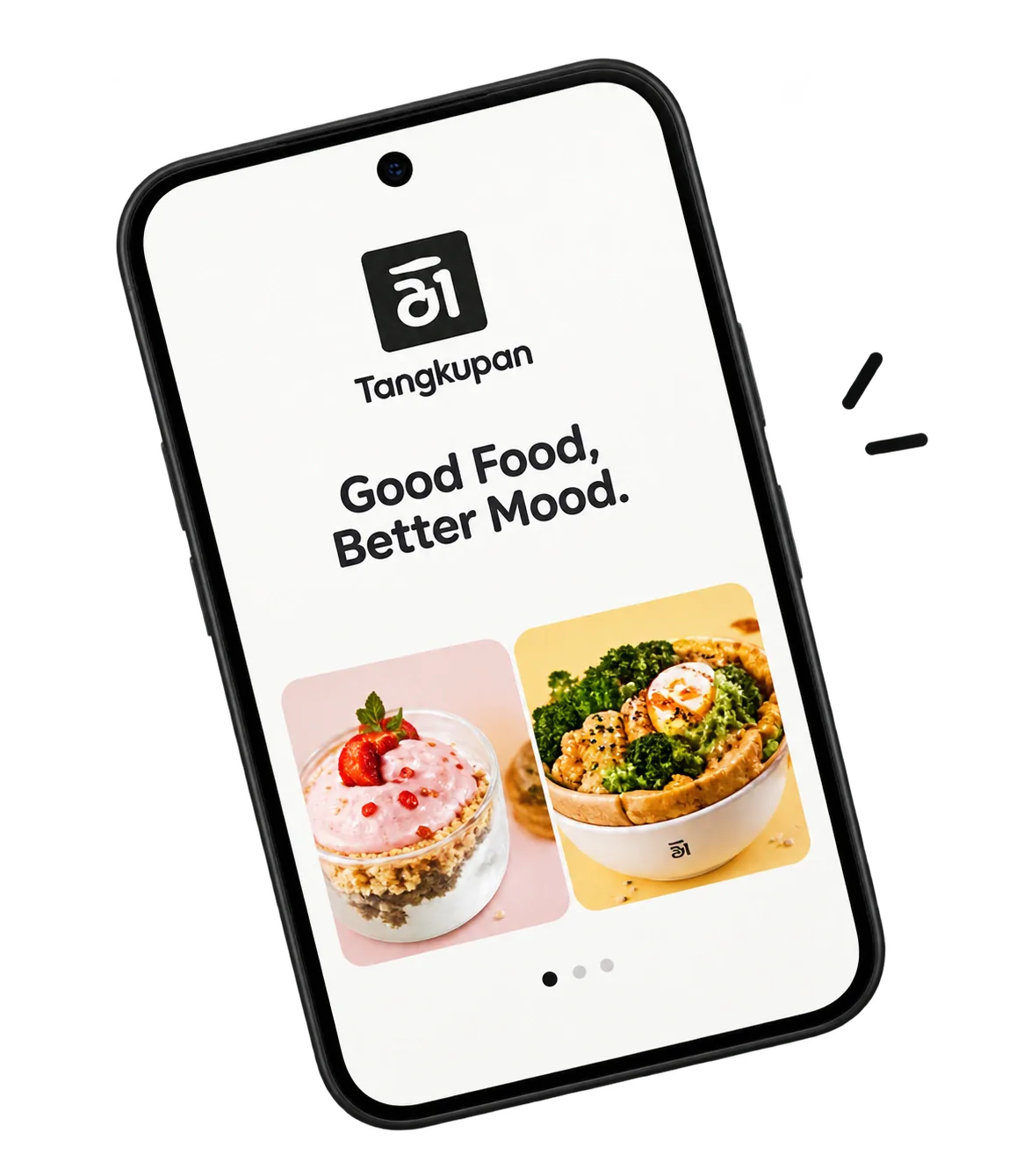 TastyBite Food App Phone Mockup